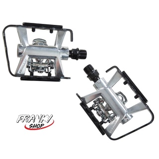 บันไดจักรยานเสือภูเขา ที่ใช้ได้กับ SHIMANO SPD Bicycle ladder SPD-Compatible Clipless Flat Mountain Bike Pedals 500