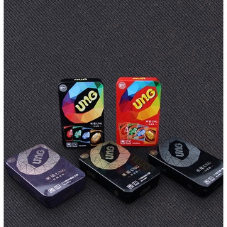 ขนส่งจากประเทศไทย uno ไพ อูโน วอเเอน ครบชุด Iron Box PVC Deluxe Edition Uno Board Game