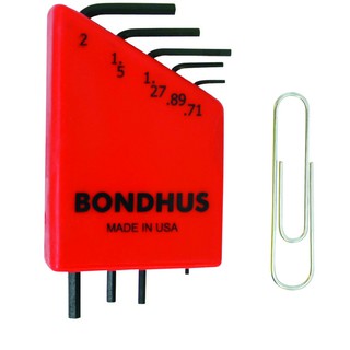 ชุดประแจหกเหลี่ยมตัวแอล Mini Set มิล BONDHUS 12242 ProGuard Miniature Hex L-Wrench Set  บอนด์ฮัส