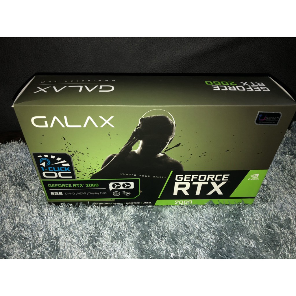 GALAX GEFORCE RTX 2060 (1-CLICK OC) - 6GB GDDR6 มือสอง