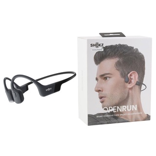 SHOKZ OpenRun Bluetooth Bone Conduction Open-Ear Sport Headphones (Black) S803BK