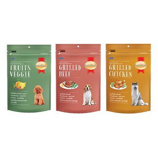 SmartHeart สมาร์ทฮาร์ท Dog Treats ด็อก ทรีทส์ ขนมสำหรับสุนัข 100ก.