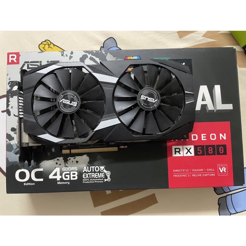 RX580 4 GB Asus Dual มือสอง