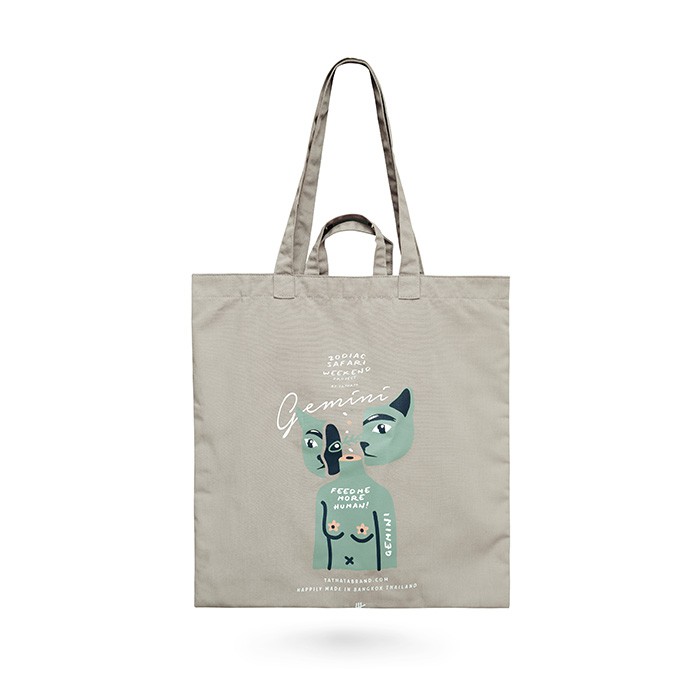 Gemini zodiac tote ถุงผ้าราศีเมถุน