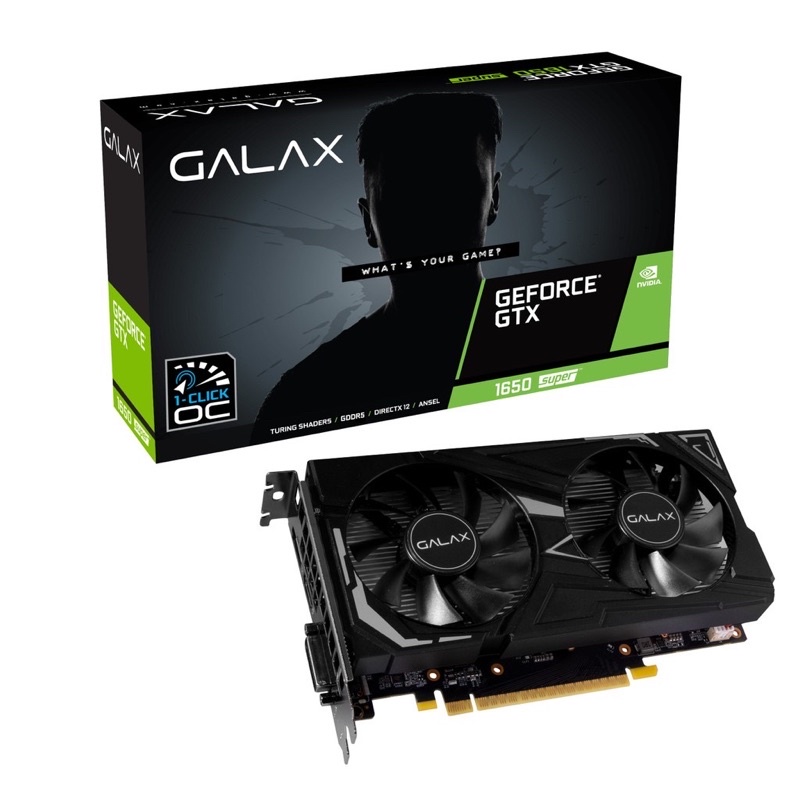 GALAX GeForce® GTX 1650 Super EX (1-Click OC) 4GB GDDR6 / GTX 1650 (1-Click OC) 4GB GDDR6