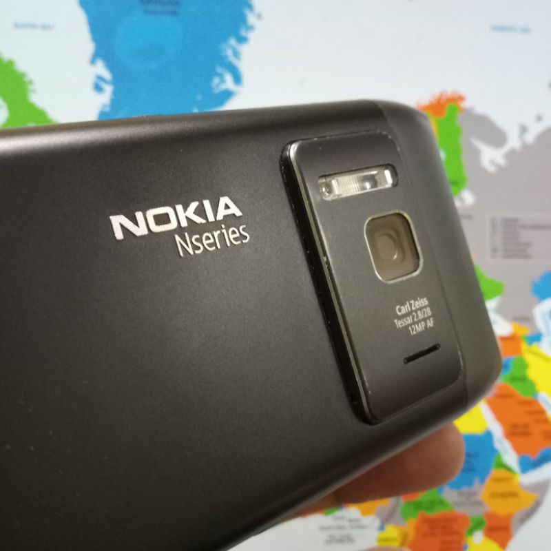 Nokia N8 มือสอง สีดำโค้ก รอยน้อย แผ่นปิดครบ อีมี่ตรง ใช้งานสมบูรณ์ เครื่องที่คุณลูกค้าถามหา