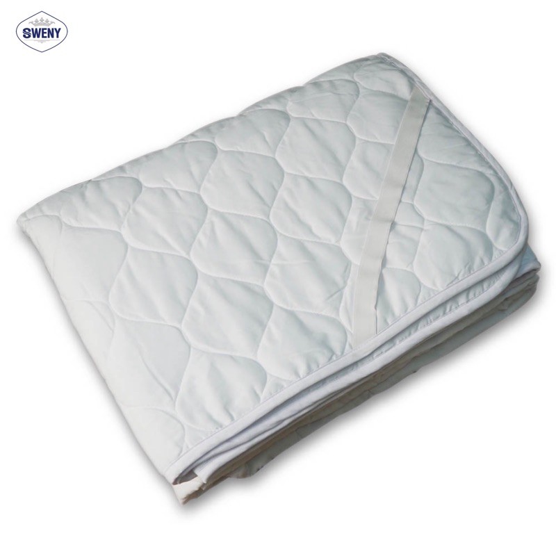 ผ้ารองกันเปื้อน เกรดโรงแรม Mattress Protector ขนาด 3.5/5/6 ใช้ใย Supersoft มียางยืดรัดมุม 4 มุม