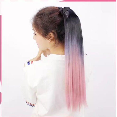 วิกผม หางม้าผูก hairpiece  หางม้าผูกสีสี สินค้าส่งในไทย - รูปที่ 4