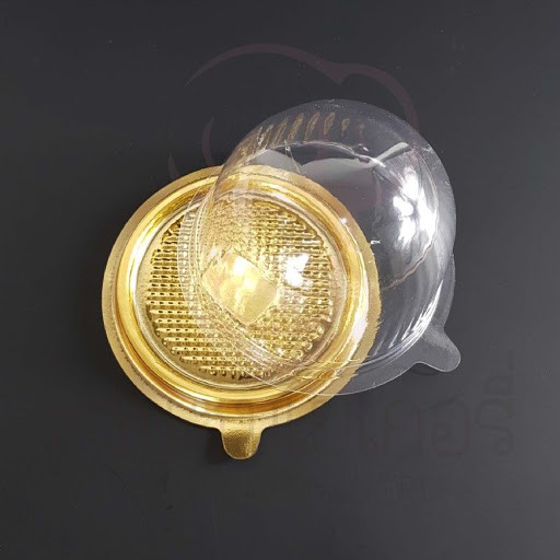 E77 กล่องเค้ก กล่องเค้กลูกส้ม ทรงโดม+ฝาใส แพค/25ใบ - รูปที่ 2