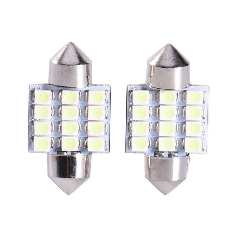 รถ LED 31MM /36MM ROOF LIGHT สีขาว 1 ชิ้น