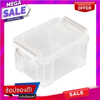 กล่องหูล็อค STACKO CM4 8.4x12x6.7 ซม. สีใส กล่องเก็บของ STORAGE BOX STACKO CM4 8.4X12X6.7CM CLEAR อุปกรณ์จัดเก็บทั่วไป