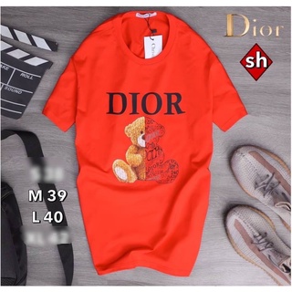 dior เสื้อยืดแขนสั้น