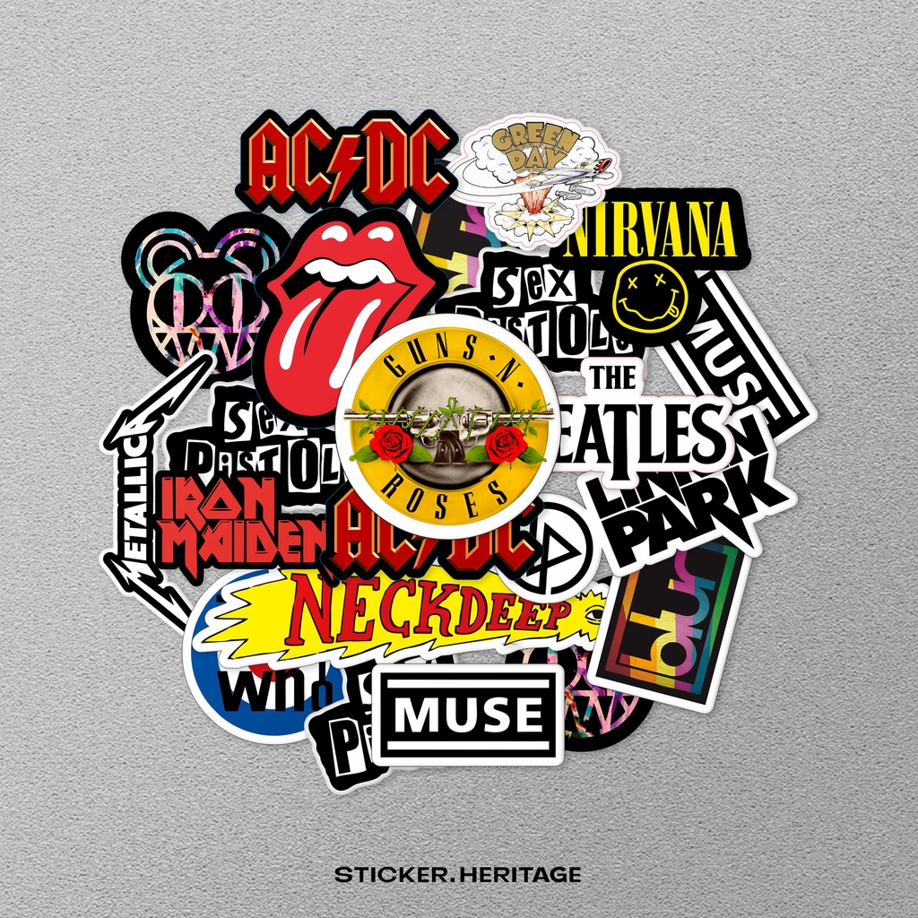 สติ๊กเกอร์ความงาม ROCK METAL BAND STICKERS | สติ๊กเกอร์แก้วน้ํา HP | สติ๊กเกอร์แล็ปท็อป, สติ๊กเกอร์แพ็คความงาม, สติ๊กเกอร์วงร็อคโลหะ, สติ๊กเกอร์วงดนตรี