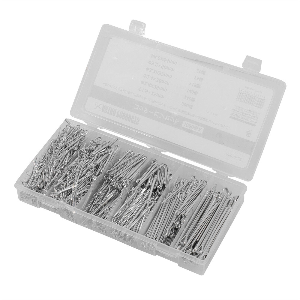 Astro Products ชุดสลักปิ๊น 6ขนาด 900ชิ้น / Cotter Pin Assortment Auto Repair