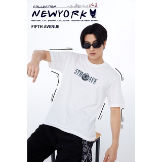 เสื้อยืดโอเวอร์ไซส์MEMO🦊 [ทันที 10% ใส่โค้ด JULPSK]รุ่น : Fifth Avenue ผู้ชาย MEMO SUPERSOFT🦊 งานปักใหญ่S-3XL