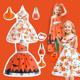 BabyDoll Halloween Dressเซ็ตสุดคุ้ม แถมหมวกแม่มดและกระเป๋าฟรี(FANCY185)