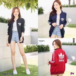 Jacket เสื้อคลุมแขนยาวทรงเบสบอล WS7332