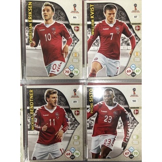 2018 Panini Adrenalyn XL World Cup Russia Soccer Cards Denmark