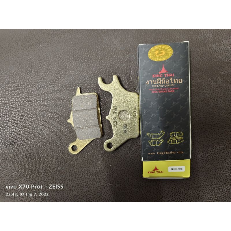 ผ้าเบรค KINGTHAI สําหรับ VISION AB125 ab150 ab160 LEAD 125 king thai ยี่ห้อ KAMTHAI Thailand