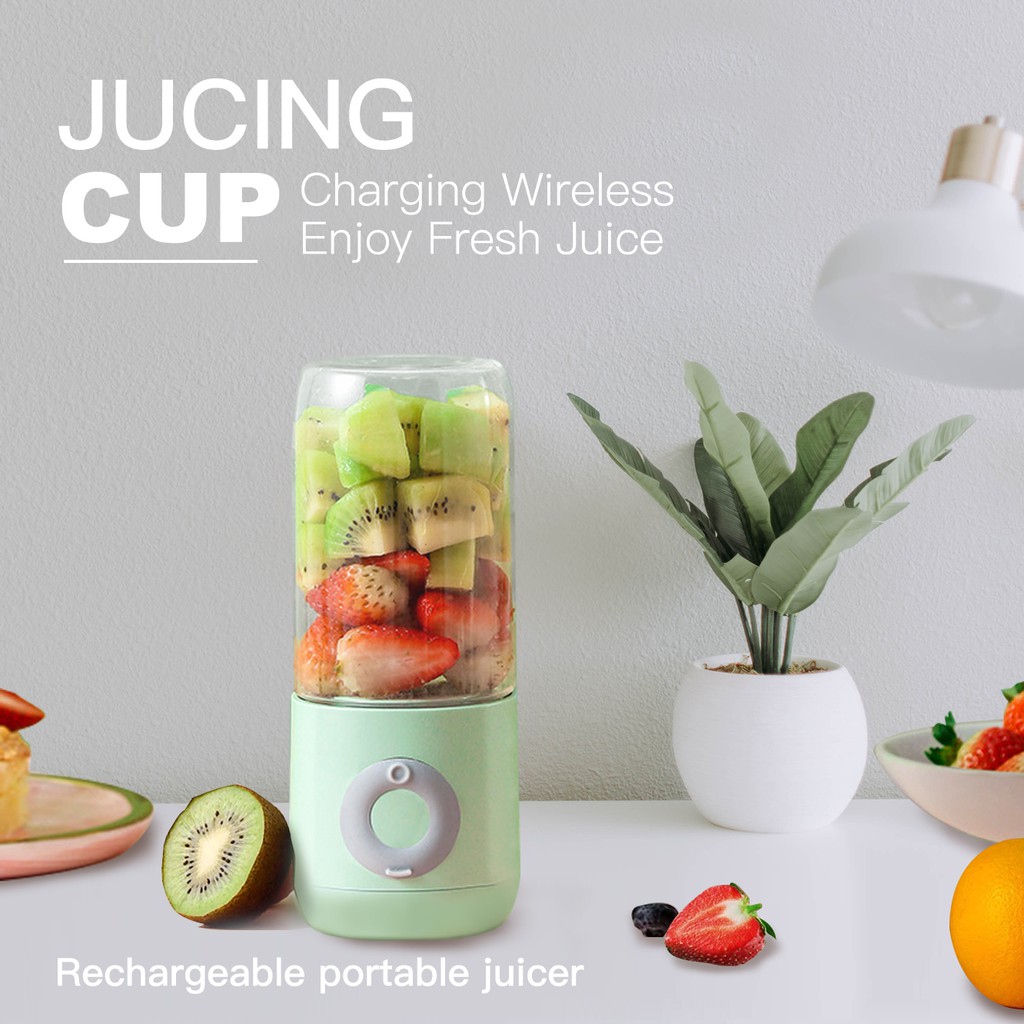 ♧6 Cutter Mini Portable Juicers USB Electric Mixer Fruit Smoothie Blender For Machine Food