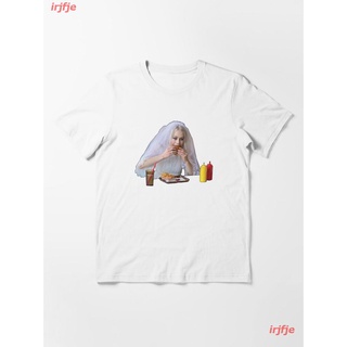 New Phoebe Bridgers Eating Essential T-Shirt เสื้อยืด ดพิมพ์ลาย เสื้อยืดผ้าฝ้าย คอกลม cotton ความนิยม discount เสื้อยืดผ