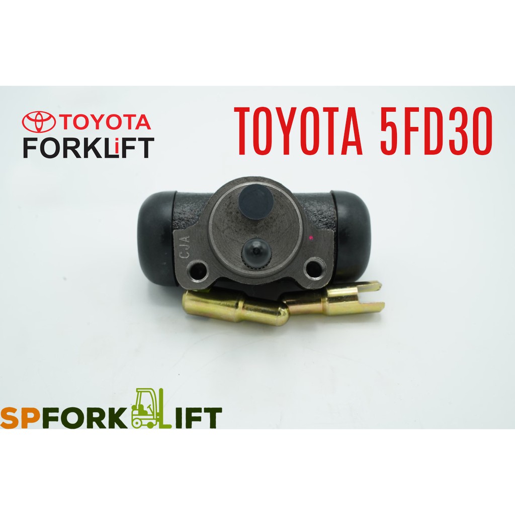กระบอกเบรกล่าง ล้อ FORKLIFT TOYOTA  5FD30 ขนาดลูกสูบ 1" 1/8"