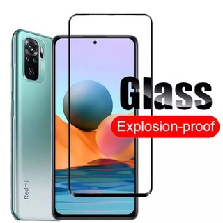 [ส่งจาทไทย] ฟิล์มกระจกนิรภัย เต็มจอ Redmi Note 10S ฟิล์มขอบดำ ฟิล์มกันกระแทก Tempered Glass