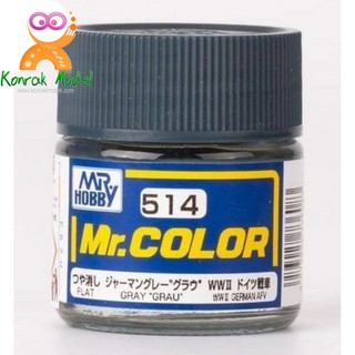 สีสูตรทินเนอร์ Mr.hobby Mr.color C514 GRAY GRAU 10ML