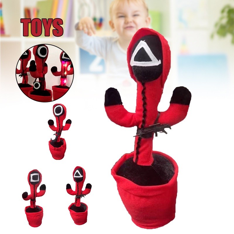 ตุ๊กตา Squid Game ตัวละคร พูดได้ เต้นได้ เปิดเพลงได้ 120เพลง  พูดตามได้ทุกภาษา อัดเสียงได้🎵-29oct-J1