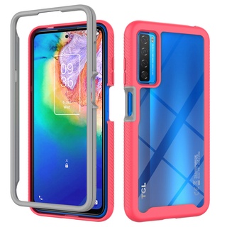 เคสโทรศัพท์มือถือคริสตัล ป้องกัน ปิดด้านหลัง 360 องศา สําหรับ Funda TCL 20 Pro 5G 2021 TCL 20 20Pro TCL20