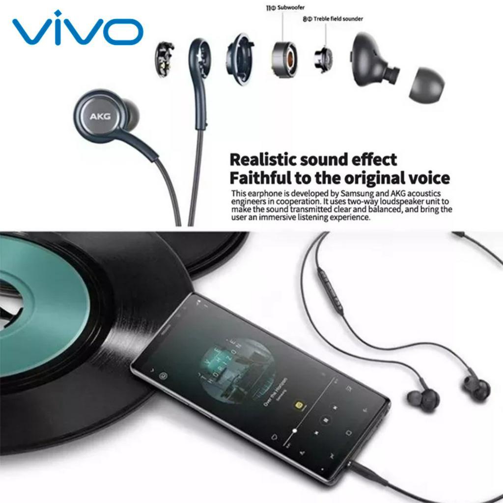 หูฟัง สมอลทอล์ค VIVO In-Ear AUX 3.5mm. วีโว่ อินเอียร์ เบสนุ่มหนัก เสียงดี ปุ่มเล่น-หยุดเพลง-เพิ่ม-ลดระดับเสียง Y12s - รูปที่ 4