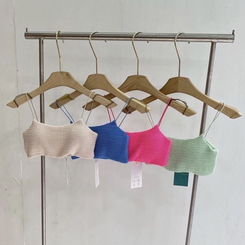 wavy Bra บราสายเดี่ยวน่ารักมากผ้าเกรดดีมากค่ะ
