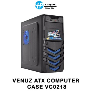 VENUZ ATX Computer Case VC0218 - Blueปรกัน 1ปี