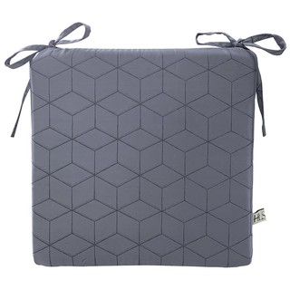 เบาะรองนั่ง H&amp;L STYLE HEX 16x16 นิ้ว สีเทา หมอนอิงและเบาะ CHAIRPAD H&amp;L STYLE HEX 16X16" GRAY