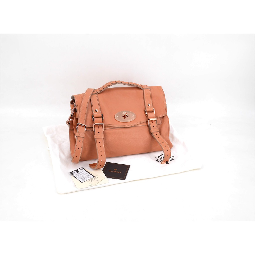 กระเป๋า MULBERRY Alexa medium - Plaster pink ของแท้