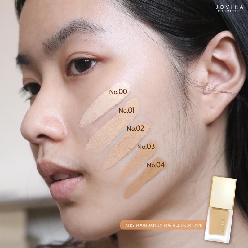 พร้อมส่ง‼️ รองพื้น Jovina เบอร์ 01 ขนาด 15 ml.