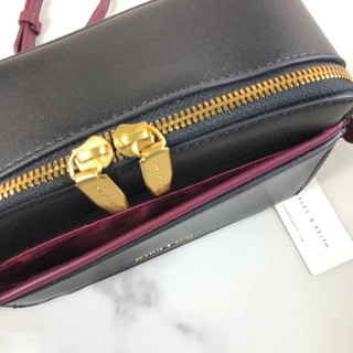 CHARLES &amp; KEITH Double Zip Crossbody Bag