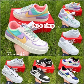 *พร้อมส่ง รองเท้าผ้าไบ  Air Force1 รุ่นใหม่ **มีเก็บปลายทาง**