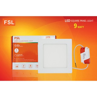 ดาวน์ไลท์ LED สี่เหลี่ยม 4" 9W Warm แสงเหลือง