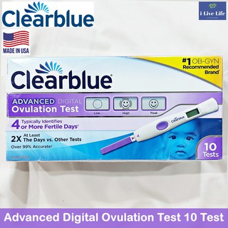 Advanced Ovulation Test Digital Hormone Indicator 10Tests- Clearblue