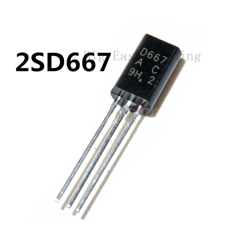 100 ชิ้น 2SD667 D667 TO-92L 2SD667AC TO92 รับประกันคุณภาพ