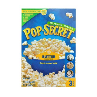 pop secret butter 272g ป๊อป ซีเคร็ท บัตเตอร์ 272 กรัม