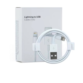 สานชาร์จสำหรัยไอโฟน ใช้สำหรับ iPhone สายชาร์จ Lightning Cable สำหรับ IPhone/IPad E75 Apple USB Lightning 100% Foxconn