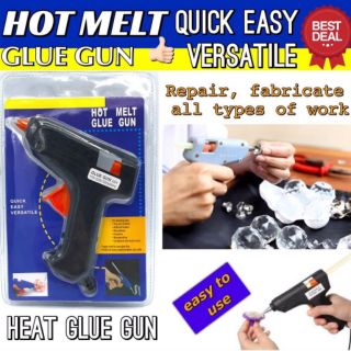 Hot Melt Glue Gun ปืนกาวร้อน แบบเสียบปลั๊ก หัวแหลม ใช้ใส่กาวแท่ง