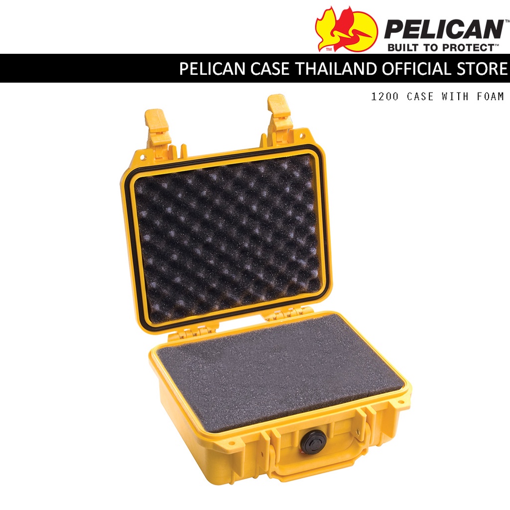 Pelican 1200 case with Foam - กล่องกันน้ำกันกระเเทก