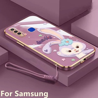 เคส Samsung A04S A33 5G A03S A03 A02S A13 S20 Ultra A01 A10 การ์ตูน Electroplated เคสโทรศัพท์ Soft Case