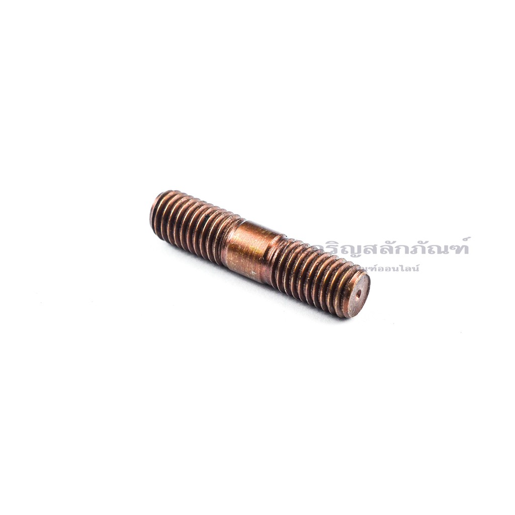 น็อตหลัก M12 (แพ็คละ 1 ตัว) น็อตสตัดเกลียว 2 ข้าง โบลต์สตัดเกลียว Two-Sided Thread Stud Bolt สตัดเกล