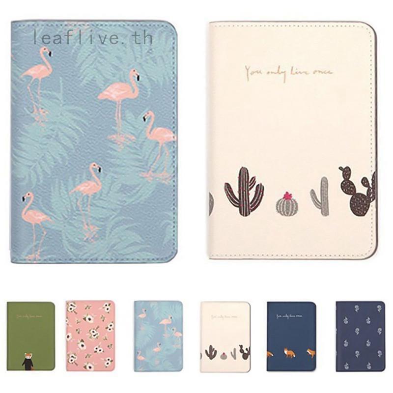 Cartoon Printing Travel Passport Holder Cover ID Card Pouch Ticket Pouch Bag