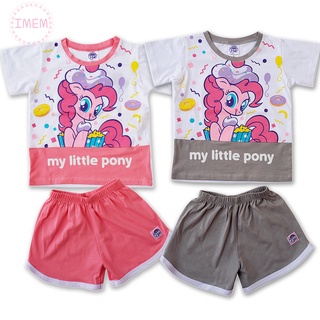 ชุดเซตเด็ก ชุดเสื้อกางเกง ชุดเด็กผู้หญิง ลิขสิทธิ์แท้ โพนี่ My Little Pony  ชุดเสื้อกางเกงเด็ก ชุดเด็กหญิง เสื้อ กางเกง