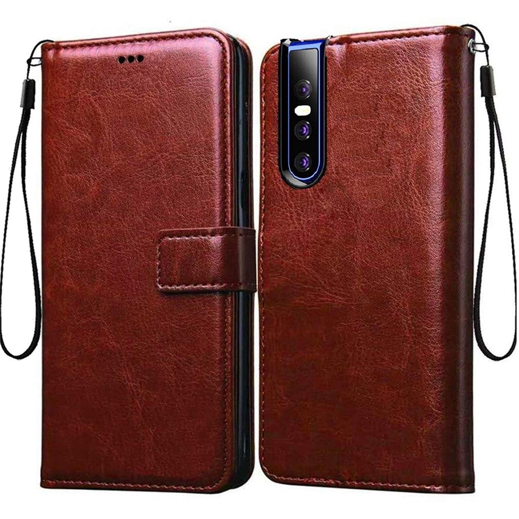 Vivo V15 Pro V15Pro Flip Wallet Leather Wallet Leather Cover Case Casing